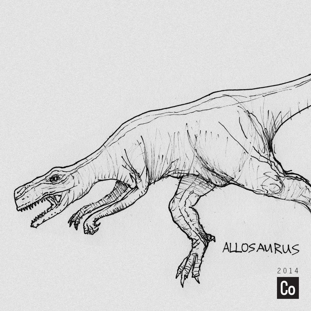 Allosaurus by Cobalt Cox
